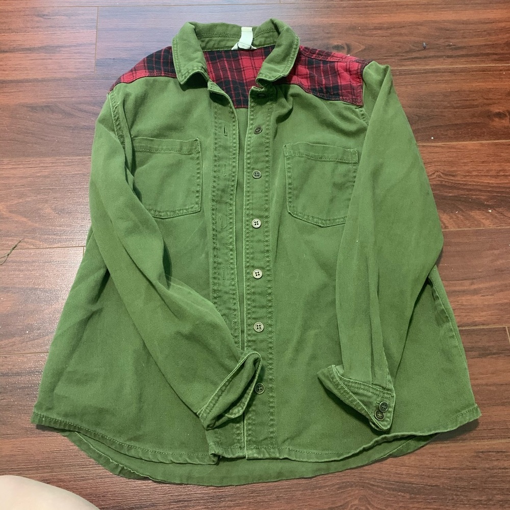 🦋BOGO🦋 GREEN BOMBER LOOK JACKET
